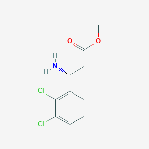 molecular formula C10H11Cl2NO2 B13513662 Methyl (R)-3-amino-3-(2,3-dichlorophenyl)propanoate 