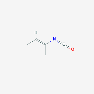 molecular formula C5H7NO B13513770 (2E)-2-isocyanatobut-2-ene 
