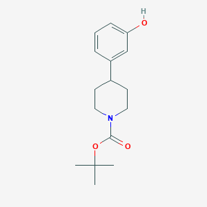 molecular formula C16H23NO3 B13513788 Tert-butyl 4-(3-hydroxyphenyl)piperidine-1-carboxylate 