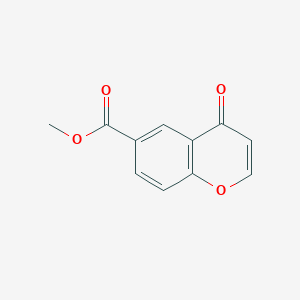 molecular formula C11H8O4 B13513796 methyl 4-oxo-4H-chromene-6-carboxylate 