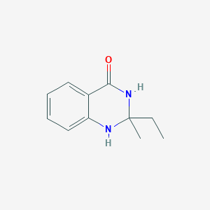 molecular formula C11H14N2O B1351385 2-Ethyl-2-methyl-1,3-dihydroquinazolin-4-one CAS No. 1012-59-5