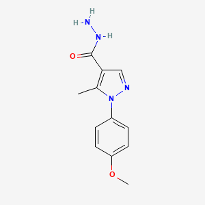 1-(4-Methoxyphenyl)-5-methyl-1h-pyrazole-4-carbohydrazide