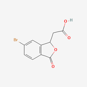 (6-Bromo-3-oxo-1,3-dihydro-isobenzofuran-1-yl)-acetic acid