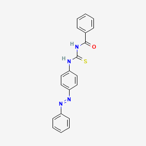 N-benzoyl-N'-{4-[(E)-2-phenyldiazenyl]phenyl}thiourea