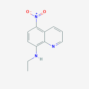 molecular formula C11H11N3O2 B1351416 8-Ethylamino-5-nitroquinoline CAS No. 332402-92-3