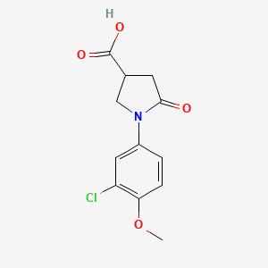 1-(3-Chloro-4-methoxyphenyl)-5-oxopyrrolidine-3-carboxylic acid