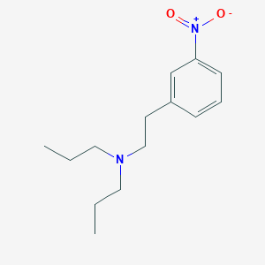 molecular formula C14H22N2O2 B135143 3-nitro-N,N-dipropylBenzeneethanamine CAS No. 97351-96-7
