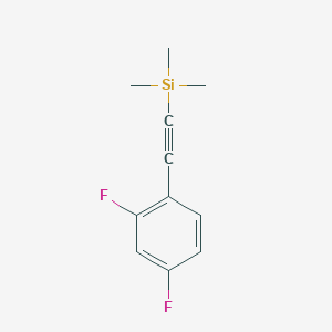 molecular formula C11H12F2Si B1351433 (2,4-Difluorophenylethynyl)trimethylsilane CAS No. 480438-92-4