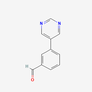 3-Pyrimidin-5-ylbenzaldehyde