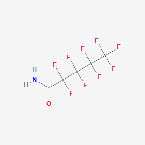molecular formula C5H2F9NO B1351440 Nonafluoropentanamide CAS No. 13485-61-5