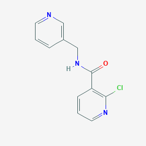 molecular formula C12H10ClN3O B1351463 2-chloro-N-(pyridin-3-ylmethyl)pyridine-3-carboxamide CAS No. 224048-89-9