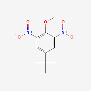 molecular formula C11H14N2O5 B1351469 4-tert-Butyl-2,6-dinitroanisole CAS No. 77055-30-2