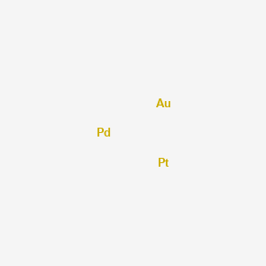 molecular formula AuPdPt B135147 Gold;palladium;platinum CAS No. 127330-90-9