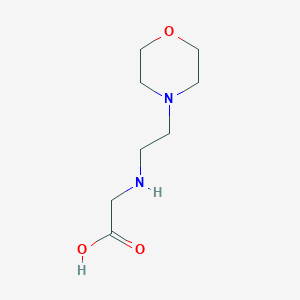 molecular formula C8H16N2O3 B13514991 (2-Morpholinoethyl)glycine 