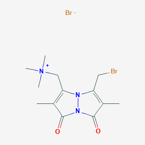 molecular formula C13H19Br2N3O2 B013515 Bromotrimethylammoniumbimane Bromide CAS No. 71418-45-6