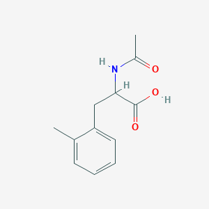 molecular formula C12H15NO3 B1351504 2-乙酰氨基-3-(2-甲基苯基)丙酸 CAS No. 5463-90-1