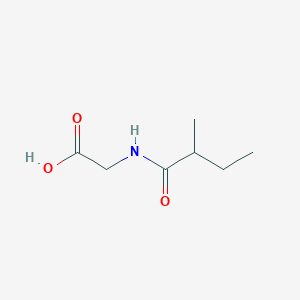 molecular formula C7H13NO3 B135152 2-Methylbutyrylglycine CAS No. 52320-67-9