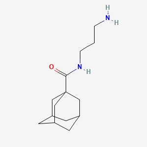 molecular formula C14H24N2O B1351523 Adamantane-1-carboxylic acid (3-amino-propyl)-amide CAS No. 408324-84-5