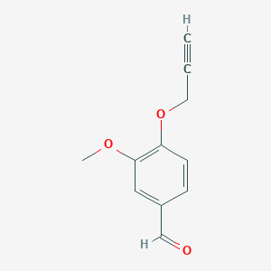molecular formula C11H10O3 B1351543 3-Methoxy-4-prop-2-ynyloxy-benzaldehyde CAS No. 5651-83-2