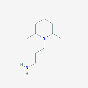 molecular formula C10H22N2 B1351550 3-(2,6-Dimethylpiperidin-1-yl)propan-1-amine CAS No. 85723-72-4