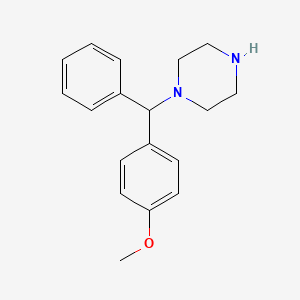 1-[(4-Methoxyphenyl)-phenylmethyl]piperazine