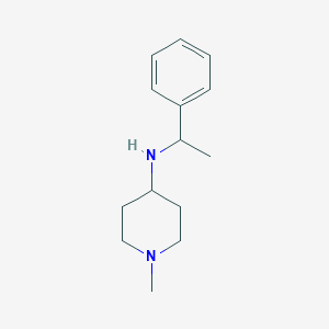 molecular formula C14H22N2 B1351563 1-methyl-N-(1-phenylethyl)piperidin-4-amine CAS No. 359880-52-7