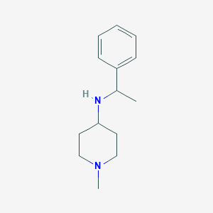 (1-Methyl-piperidin-4-yl)-(1-phenyl-ethyl)-amine