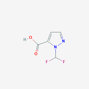 molecular formula C5H4F2N2O2 B1351568 1-(二氟甲基)-1H-吡唑-5-羧酸 CAS No. 925199-97-9