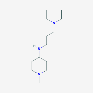 molecular formula C13H29N3 B1351573 N,N-Diethyl-N'-(1-methyl-piperidin-4-yl)-propane-1,3-diamine CAS No. 626217-85-4