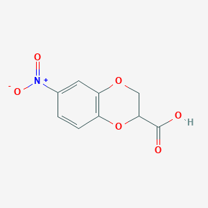 6-Nitro-2,3-dihydro-benzo[1,4]dioxine-2-carboxylic acid