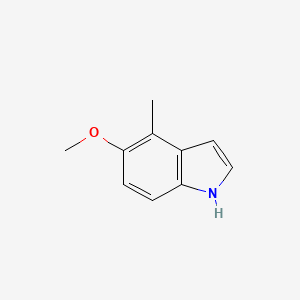 molecular formula C10H11NO B1351591 5-methoxy-4-methyl-1H-indole CAS No. 302912-21-6