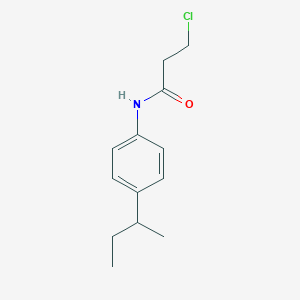 molecular formula C13H18ClNO B1351599 N-(4-Sec-butylphenyl)-3-chloropropanamide CAS No. 20331-29-7