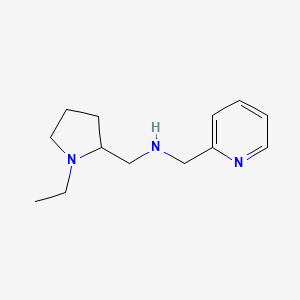 molecular formula C13H21N3 B1351631 (1-Ethyl-pyrrolidin-2-ylmethyl)-pyridin-2-ylmethyl-amine CAS No. 727360-98-7