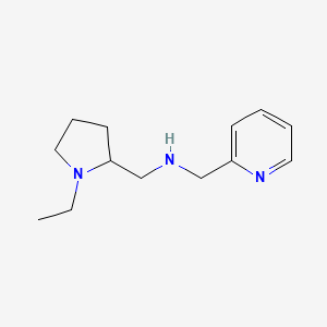 (1-Ethyl-pyrrolidin-2-ylmethyl)-pyridin-2-ylmethyl-amine