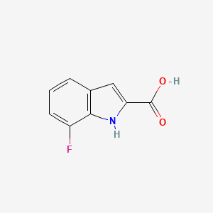 molecular formula C9H6FNO2 B1351636 7-Fluoro-1H-indole-2-carboxylic acid CAS No. 399-67-7