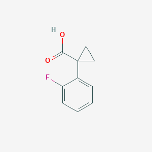B1351642 1-(2-Fluorophenyl)cyclopropane-1-carboxylic acid CAS No. 306298-00-0