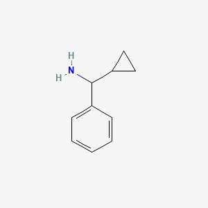 molecular formula C10H13N B1351686 Cyclopropyl(phenyl)methanamine CAS No. 23459-38-3