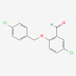 5-Chloro-2-[(4-chlorobenzyl)oxy]benzaldehyde