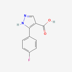 3-(4-fluorophenyl)-1H-pyrazole-4-carboxylic acid