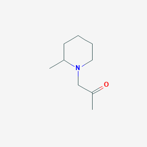 molecular formula C9H17NO B1351728 1-(2-Methylpiperidin-1-yl)propan-2-one CAS No. 24633-45-2