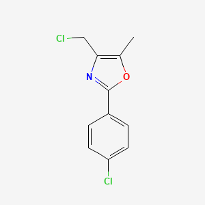 4-(Chloromethyl)-2-(4-chlorophenyl)-5-methyloxazole