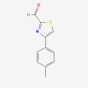 4-(p-Tolyl)thiazole-2-carbaldehyde