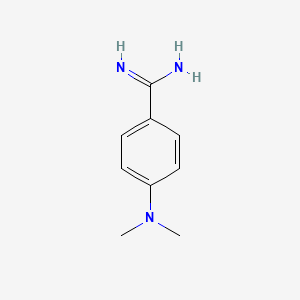 molecular formula C9H13N3 B1351746 4-(Dimethylamino)benzimidamide CAS No. 55978-60-4