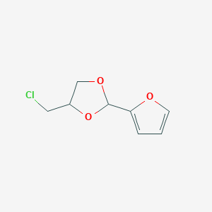 4-(Chloromethyl)-2-(furan-2-yl)-1,3-dioxolane