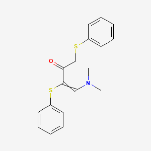 4-(Dimethylamino)-1,3-bis(phenylsulfanyl)-3-buten-2-one