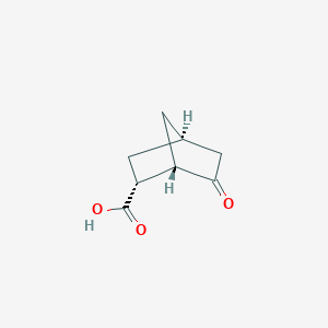 molecular formula C8H10O3 B13517753 rac-(1R,2S,4S)-6-oxobicyclo[2.2.1]heptane-2-carboxylic acid 