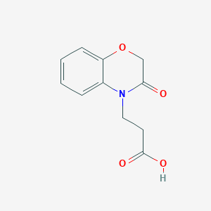2,3-Dihydro-3-oxo-4H-1,4-benzoxazine-4-propionic acid