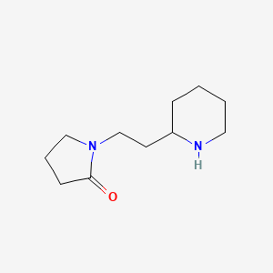 molecular formula C11H20N2O B1351785 1-(2-Piperidin-2-ylethyl)pyrrolidin-2-one CAS No. 876710-79-1