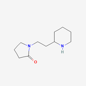 1-(2-Piperidin-2-ylethyl)pyrrolidin-2-one