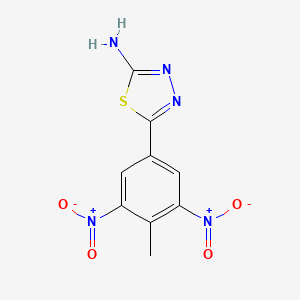 5-(4-Methyl-3,5-dinitrophenyl)-1,3,4-thiadiazol-2-amine